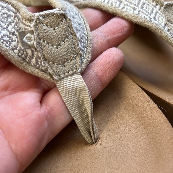 Minnetonka canvas cushion flip flops size 9 - Picture 10 of 10